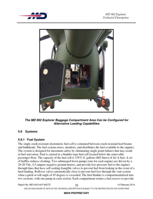 MD Explorer helicopter technical description