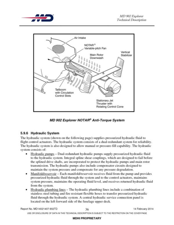 MD Explorer helicopter technical description