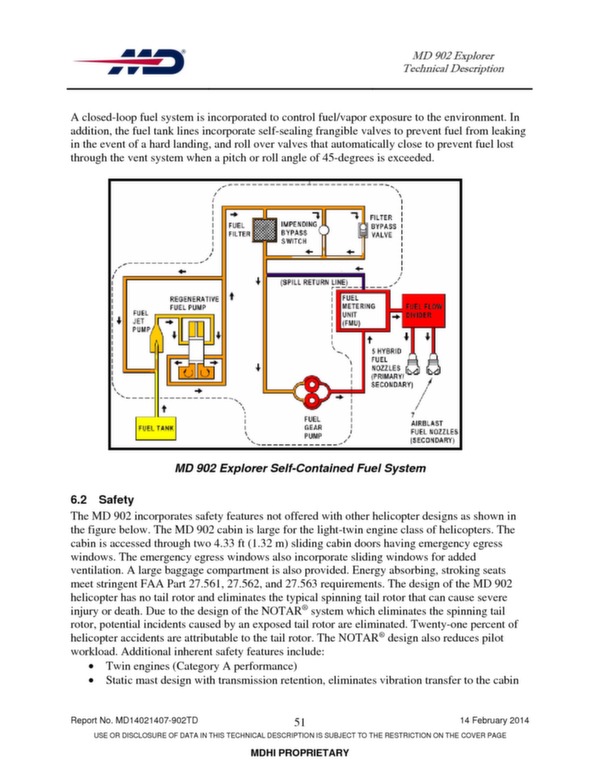 MD Explorer helicopter technical description