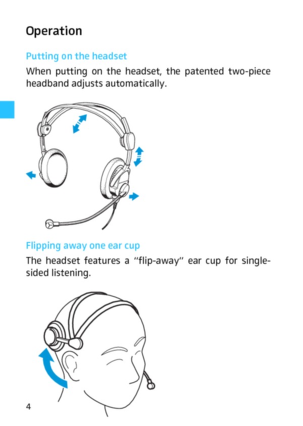 Manuel d\'instruction casque controle trafic aérien HMD 46