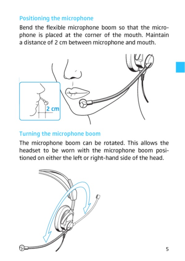 HMD 46 ATC headset instruction manual