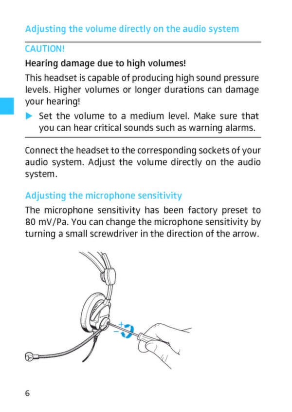 HMD 46 ATC headset instruction manual