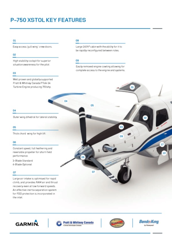 P-750 XSTOL brochure