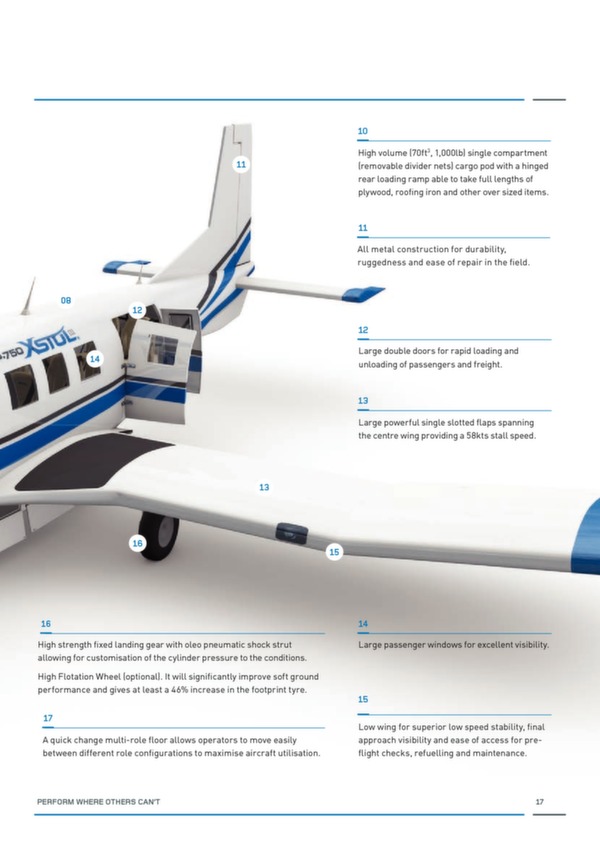 P-750 XSTOL brochure