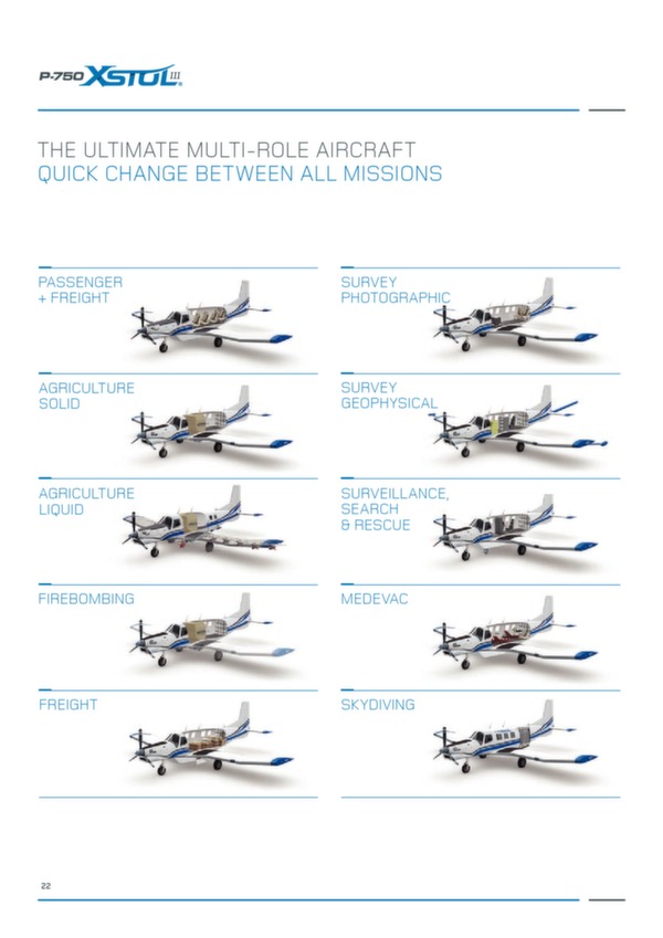 P-750 XSTOL brochure