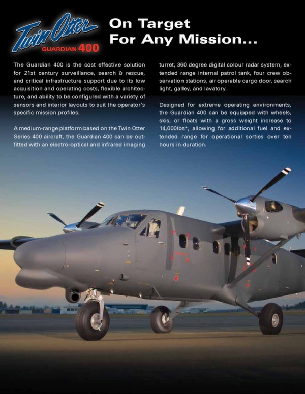 Twin Otter 400 series brochure