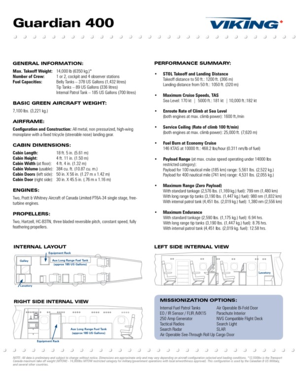 Twin Otter 400 series brochure