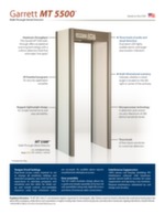 MT 5500™ Walk-Through Metal Detector specification