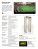 MT 5500™ Walk-Through Metal Detector specification