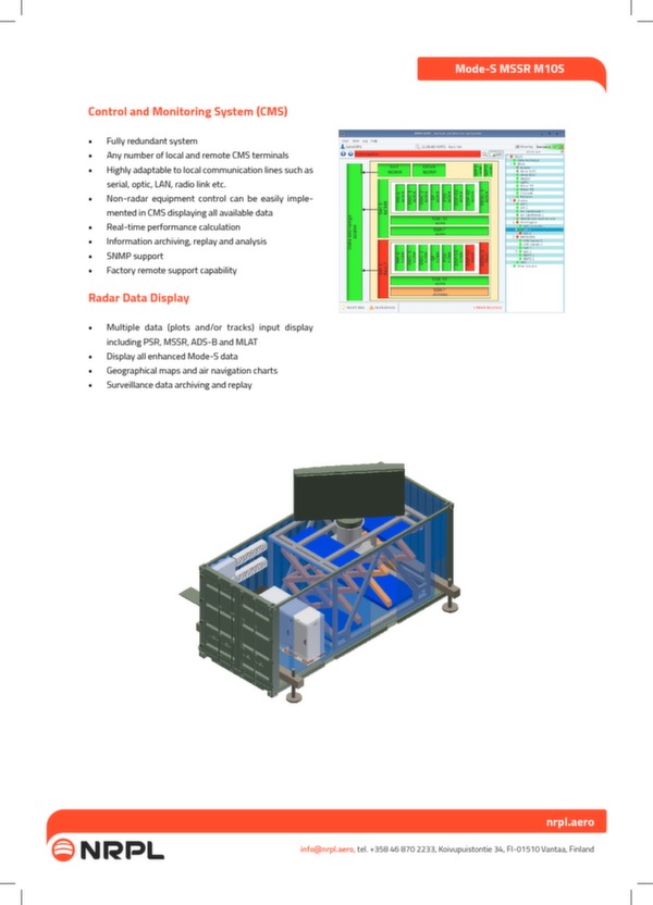 Airport Surveillance Radar M10S brochure