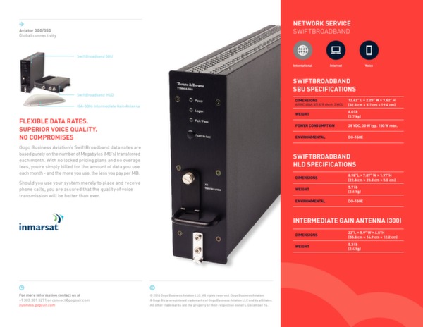 Brochure système de connectivité Aviatior 300/350 