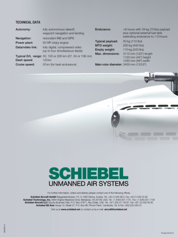 Schiebel CAMCOPTER S-100 - Brochure