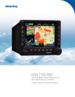 Aircraft navigation system - BendixKing KSN 770 - Brochure